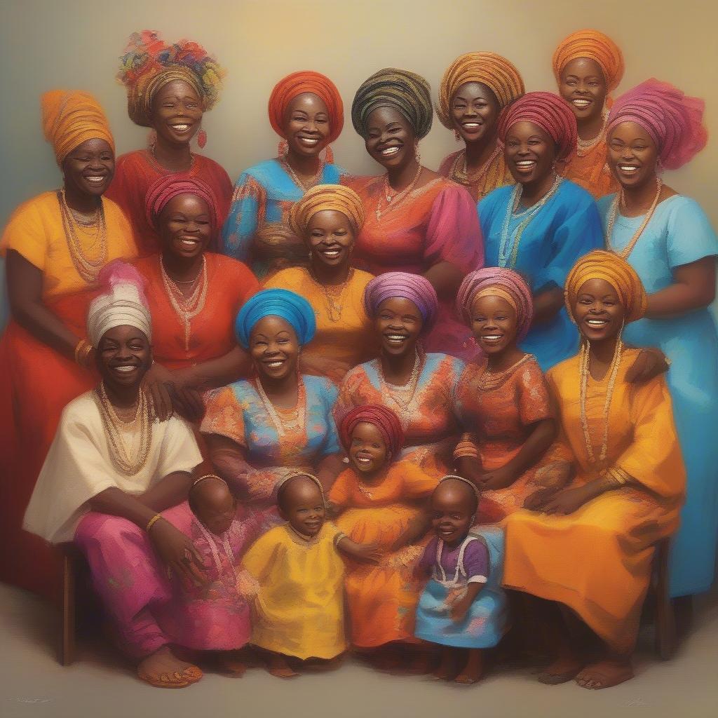 Yoruba Family Gathering