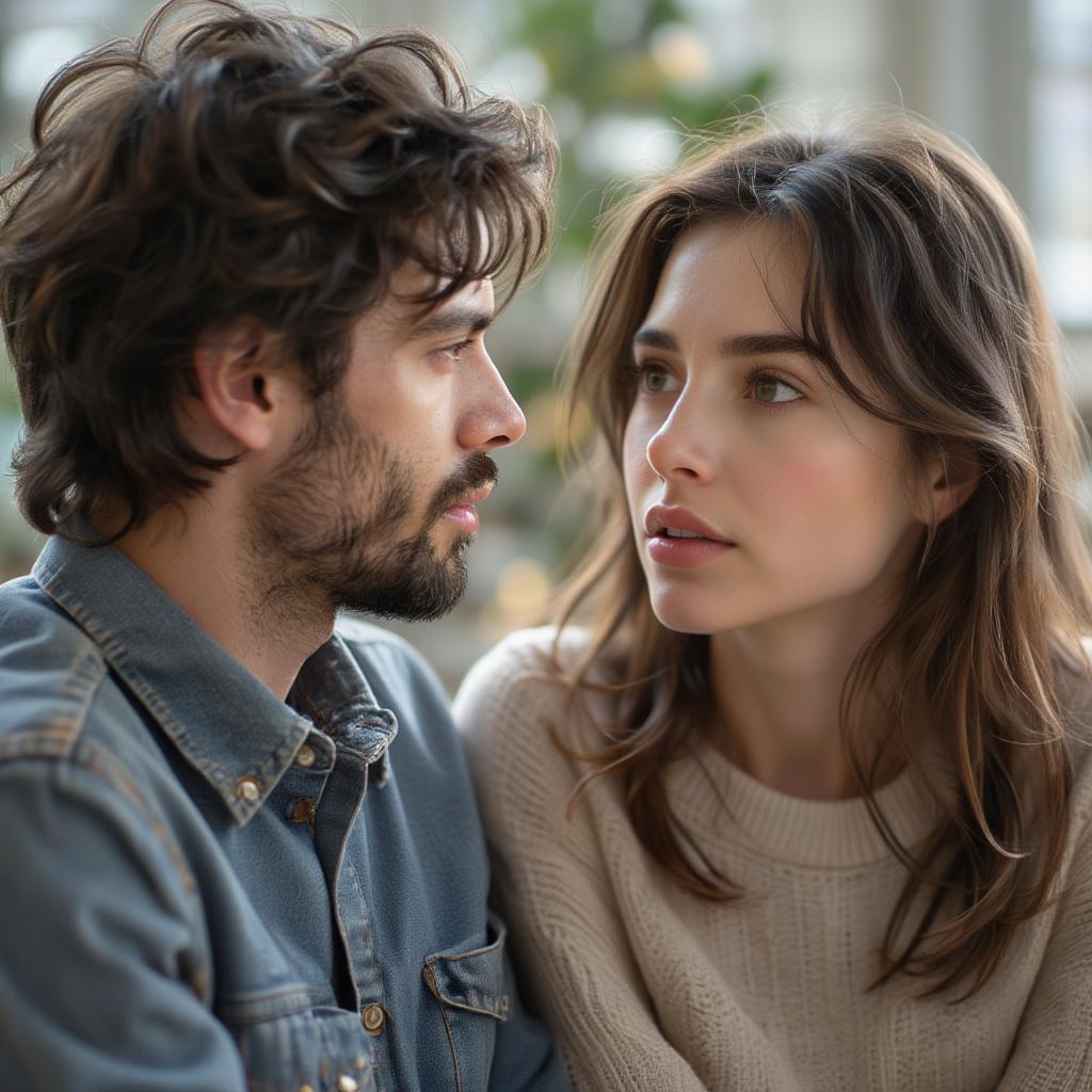 Couple Practicing Active Listening in Therapy