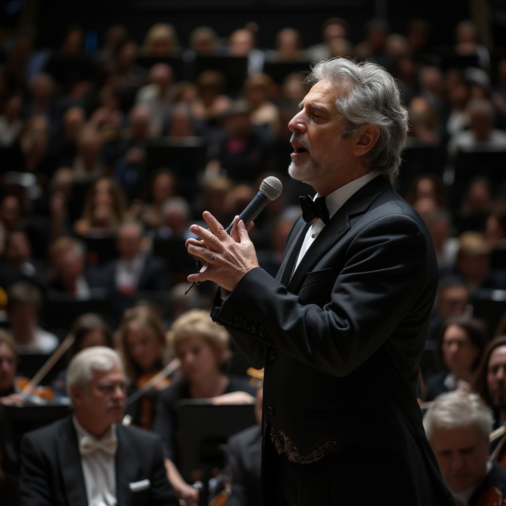 Andrea Bocelli performing "Can't Help Falling in Love"