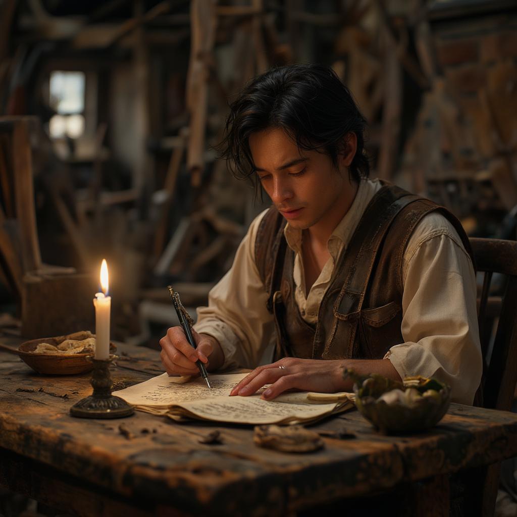 Andres Bonifacio Writing Love Letters