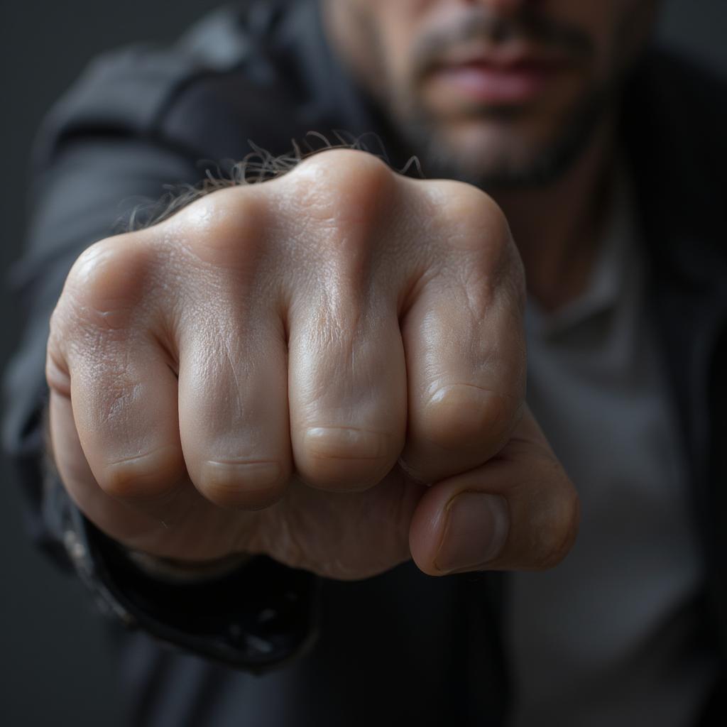 Clenched Fist Symbolizing Anger