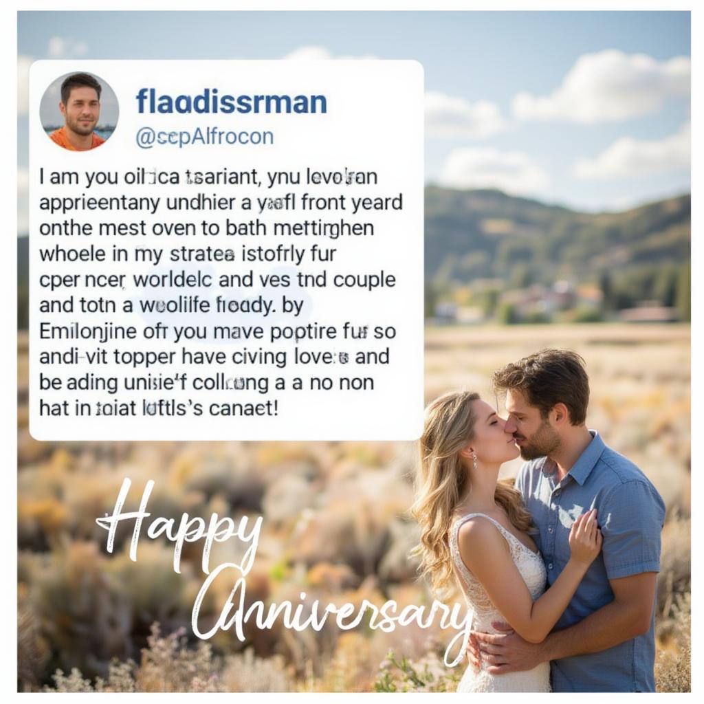 Anniversary Love Quote on Facebook