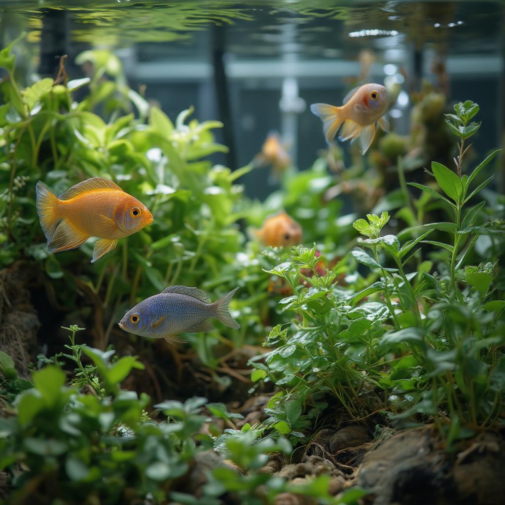 Peaceful Aquarium Scene