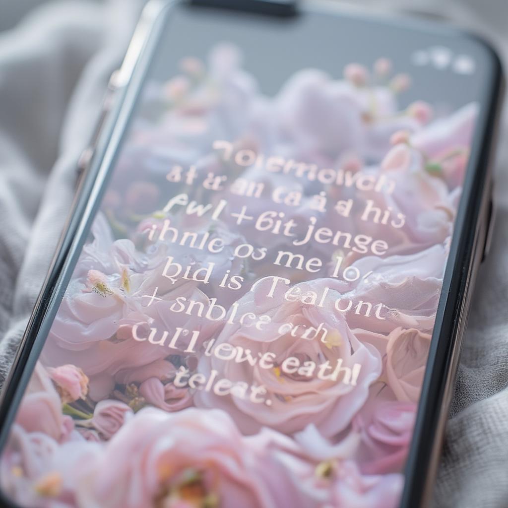 Beautiful Love Quote Wallpaper for Phone