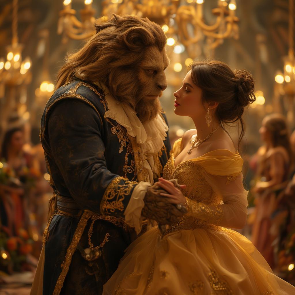 Beauty and Beast Dancing