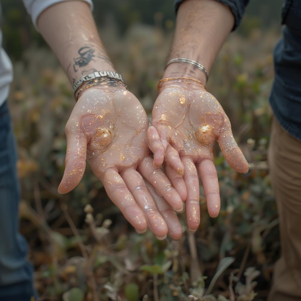 Couple holding hands, symbolizing support and togetherness