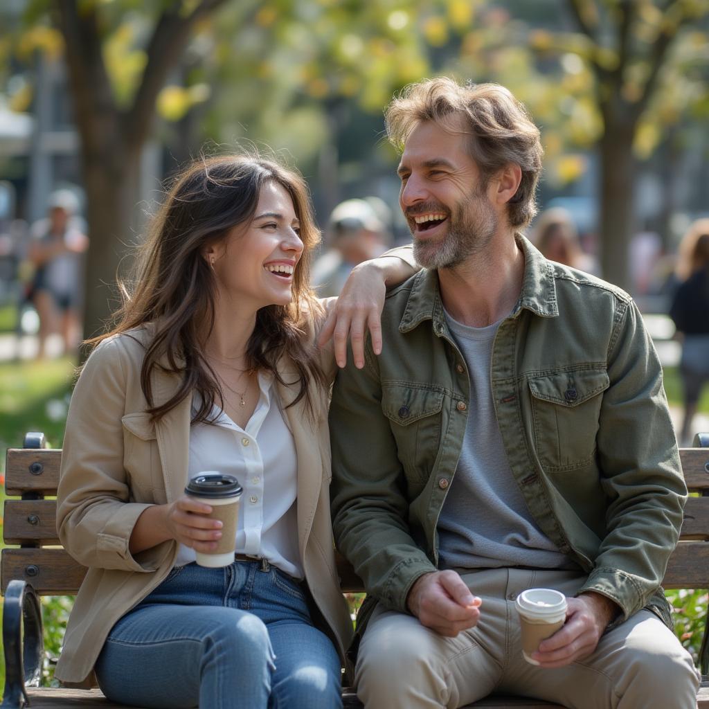 Two best friends laughing together, demonstrating the joy and happiness of a strong friendship.