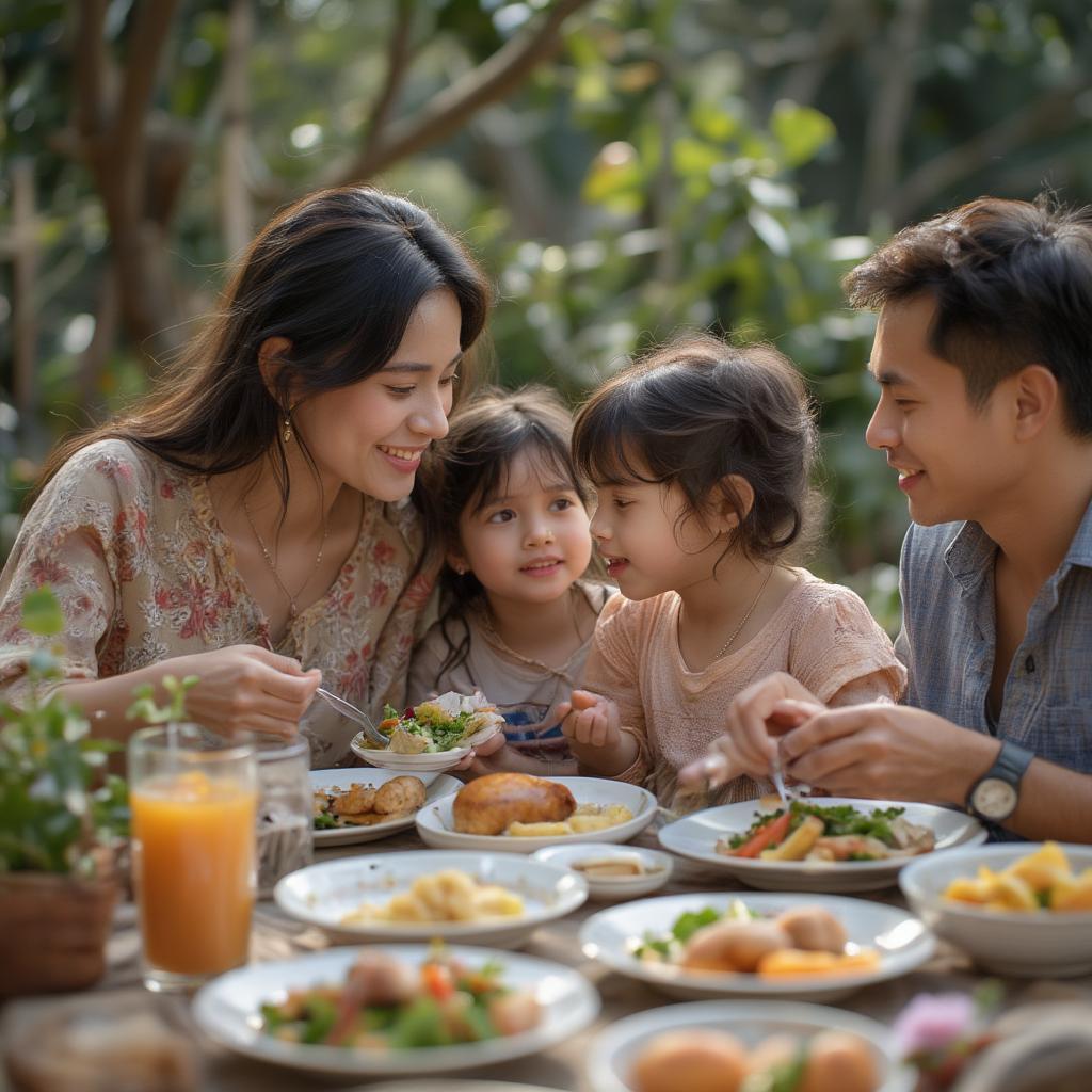 Cambodian Family Gathering