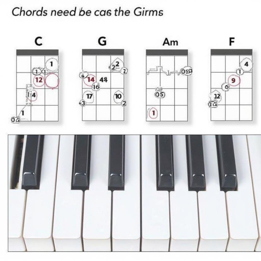 Cant Help Falling in Love Basic Piano Chords