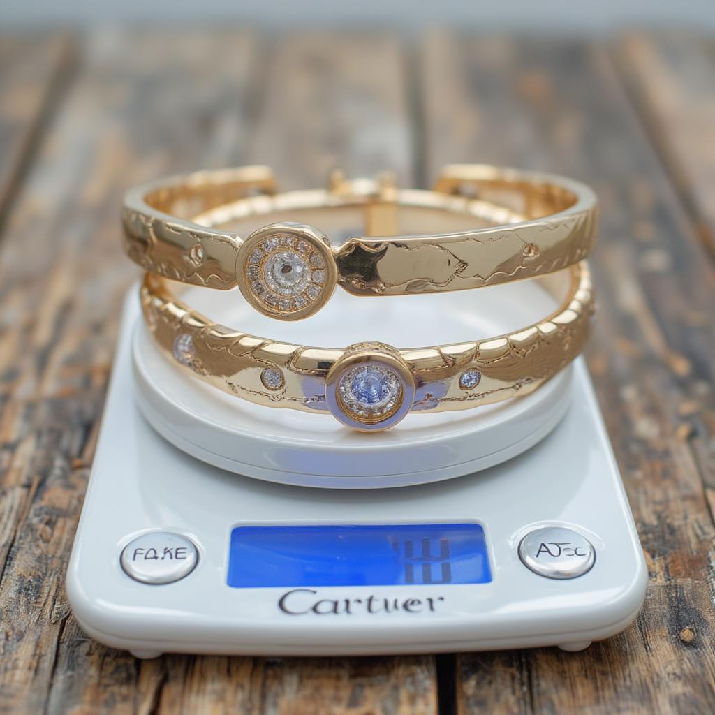 Comparing the Weight of Real and Fake Cartier Love Bracelets