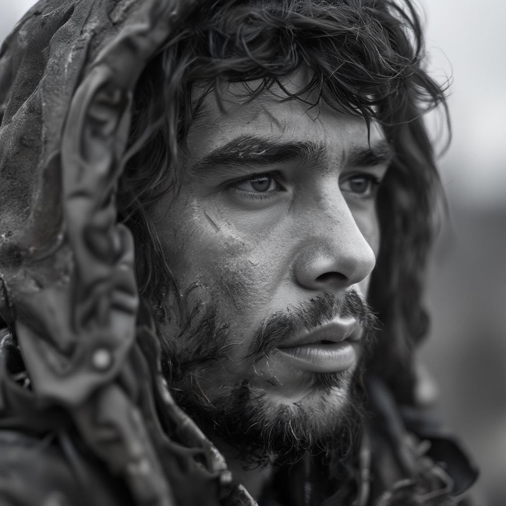 Che Guevara Portrait - Thoughtful