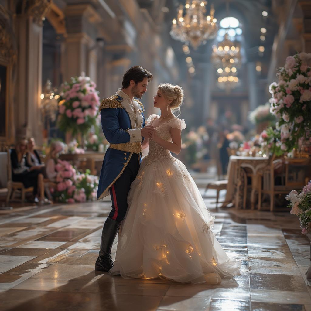 Cinderella and Prince Charming Dancing to "So This Is Love"