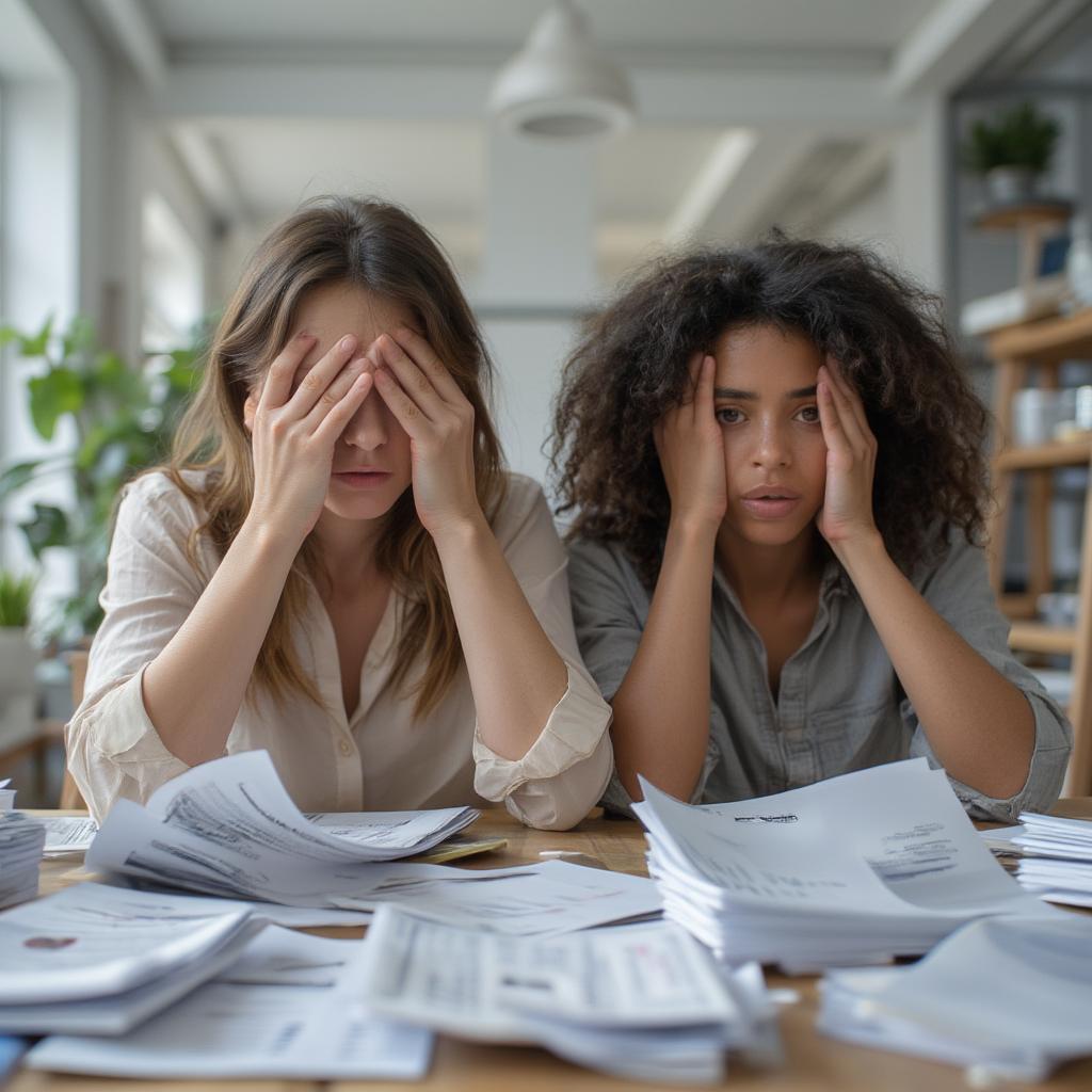 Couple Arguing About Finances