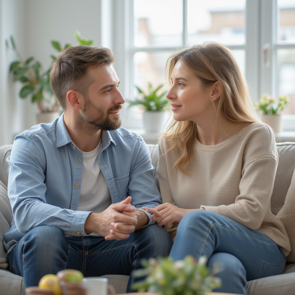 Couple Communicating Effectively