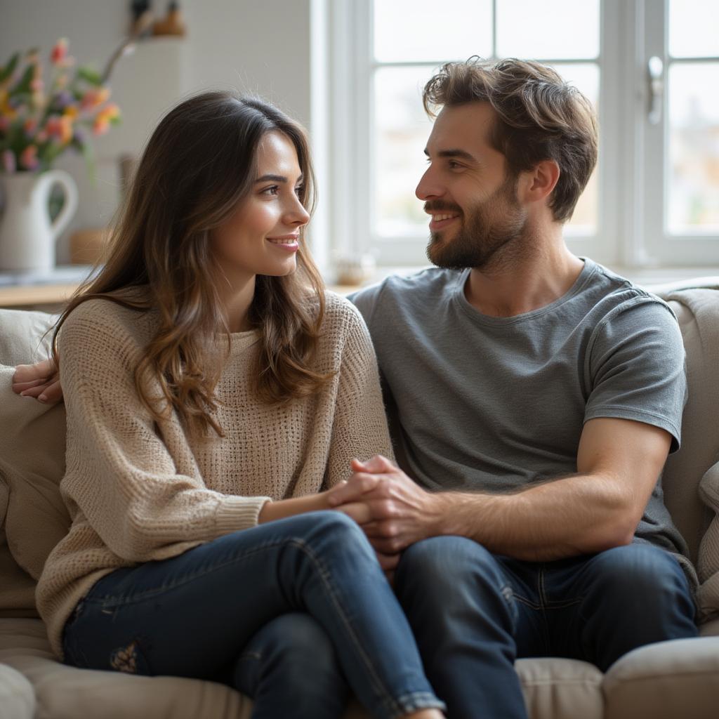 Couple Communicating Effectively