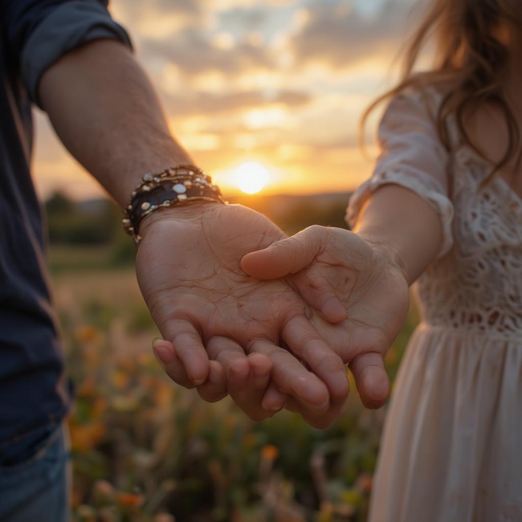 Couple Holding Hands, Symbolizing Not Giving Up on Love