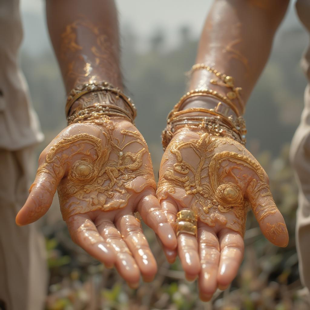 Couple Holding Hands, Embracing Tamil Culture