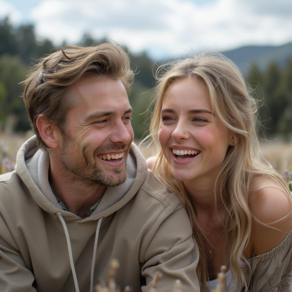 Couple Sharing a Laugh