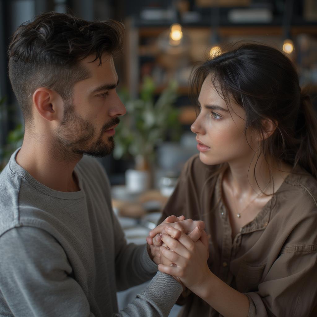 Couple Resolving Conflict Biblically