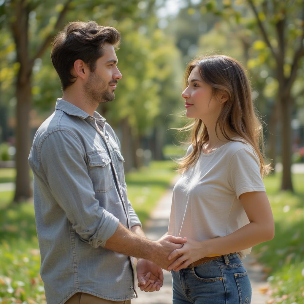 Couple Talking Openly