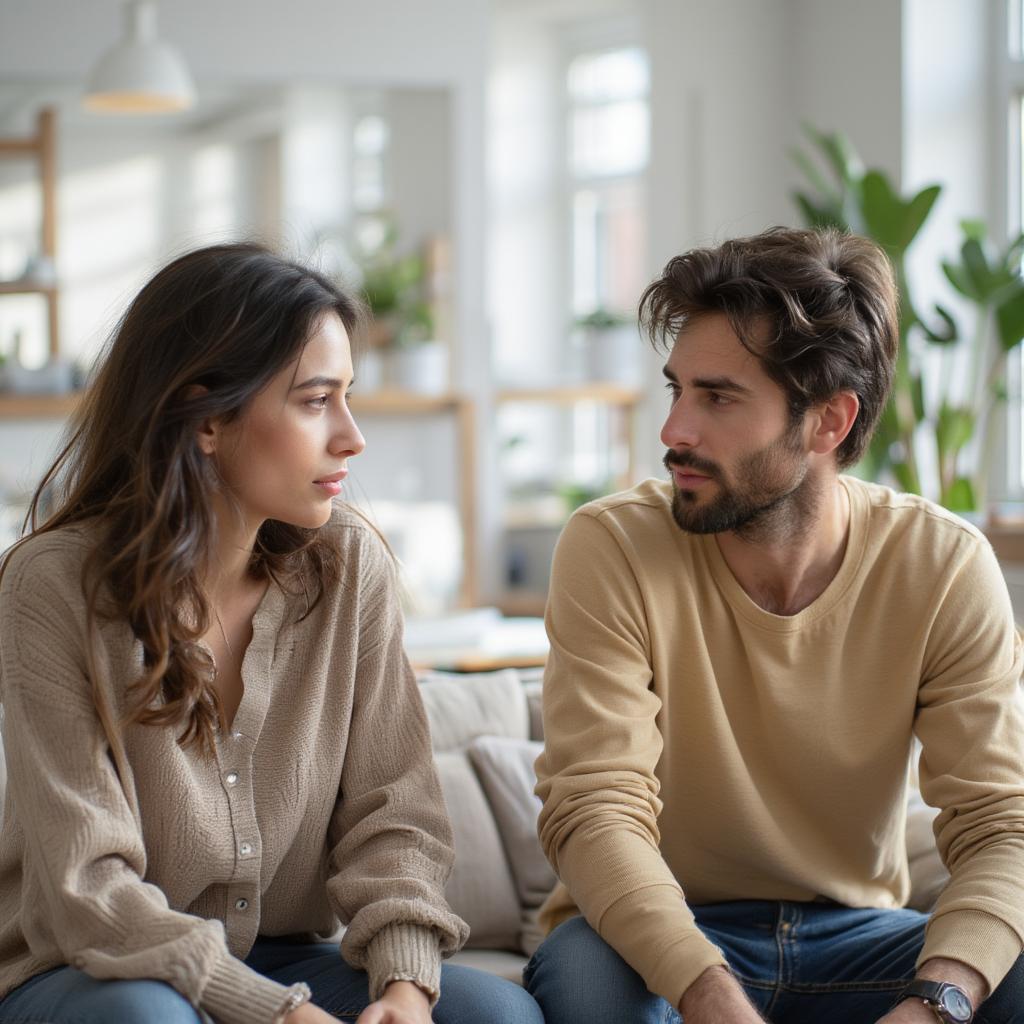 Couple Communicating Patiently