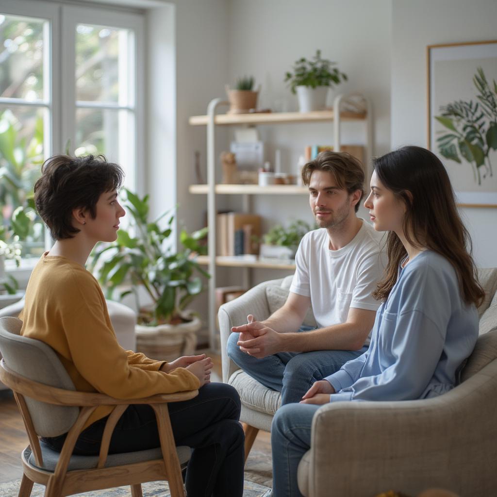 Couple in Therapy Session