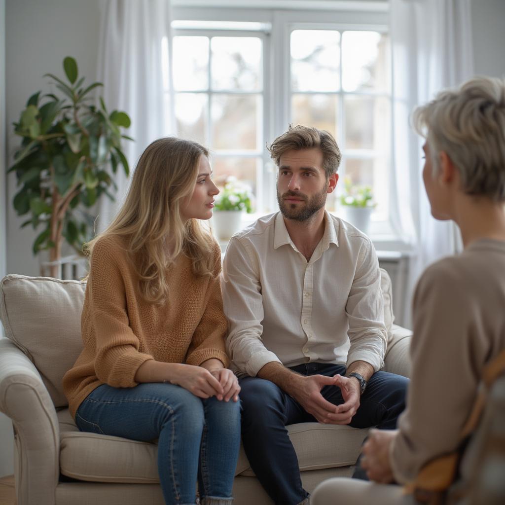 Couple in Therapy Session