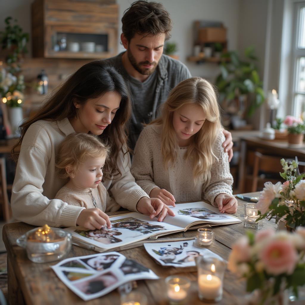 Creating a memorial for a loved one