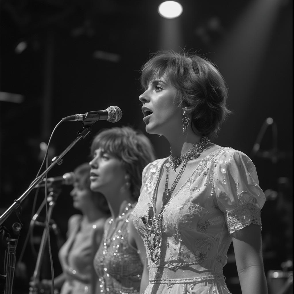 Darlene Love performing with The Blossoms