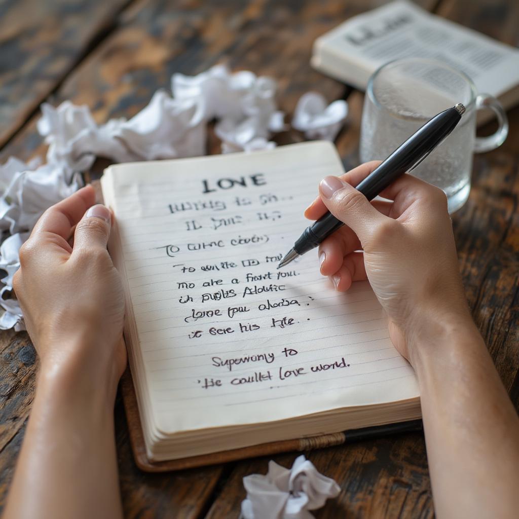 Describing Love in Writing: Pens and Paper