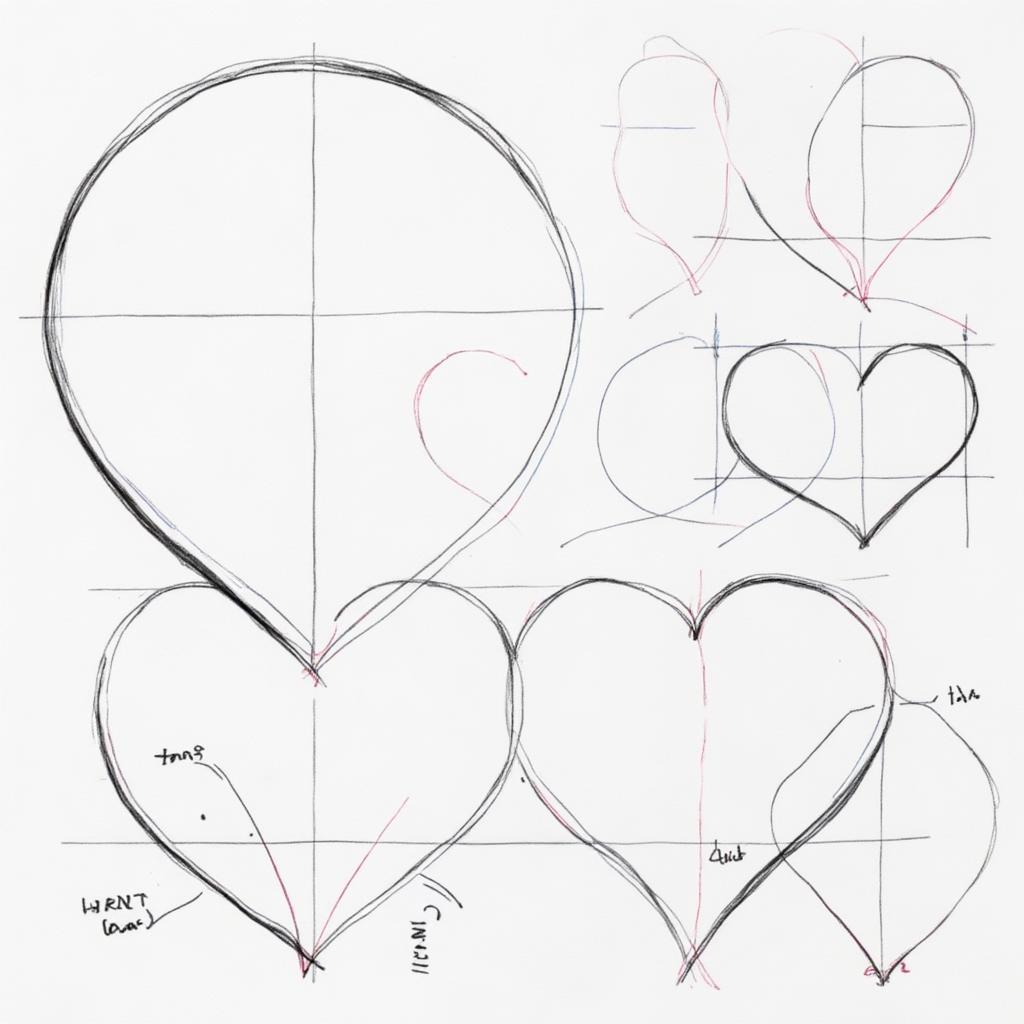 Drawing a Love Heart Symbol