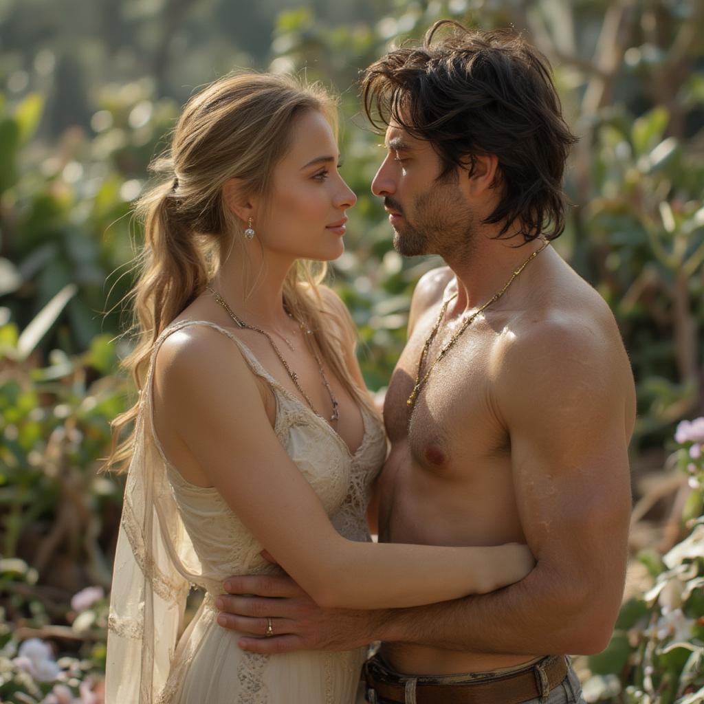 Julia Roberts and Javier Bardem in a romantic scene in Bali in Eat Pray Love