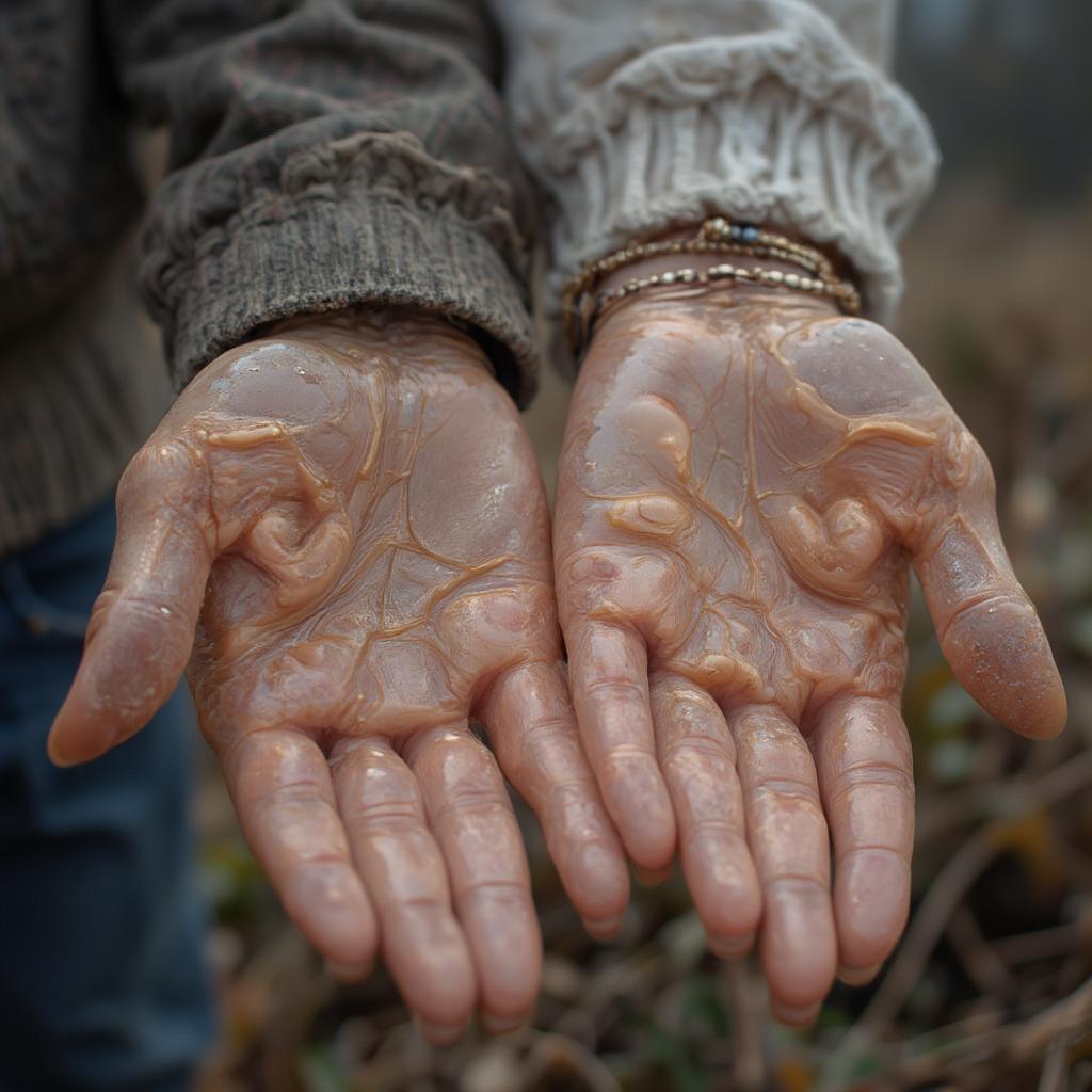 Elderly couple holding hands, symbolizing enduring love.