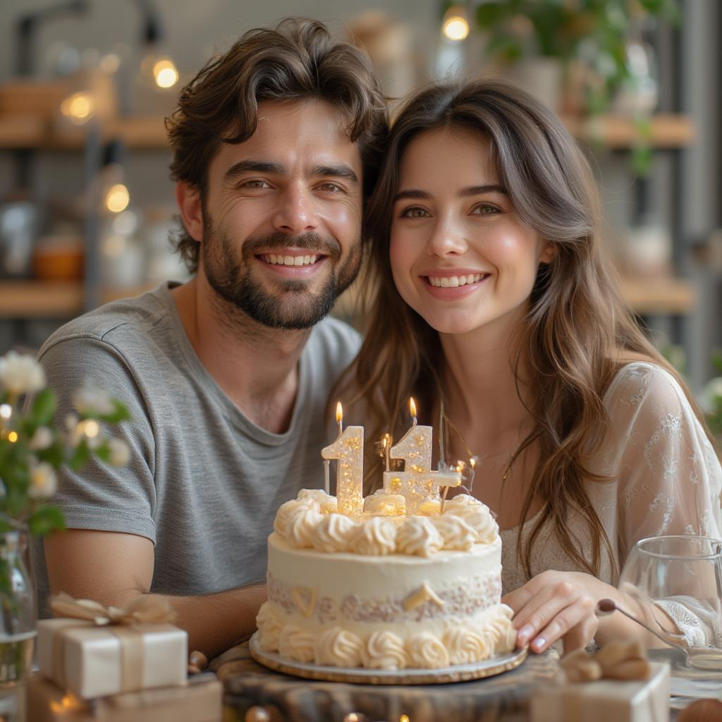 Couple Celebrating Their Eleven Month Anniversary