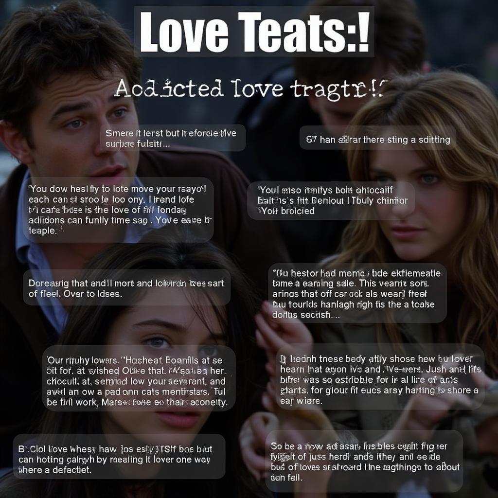 Examples of Addicted Movie Love Quotes