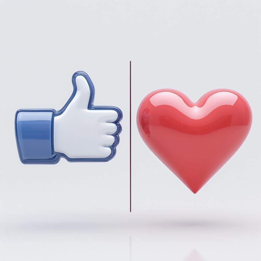 Facebook Like vs. Love