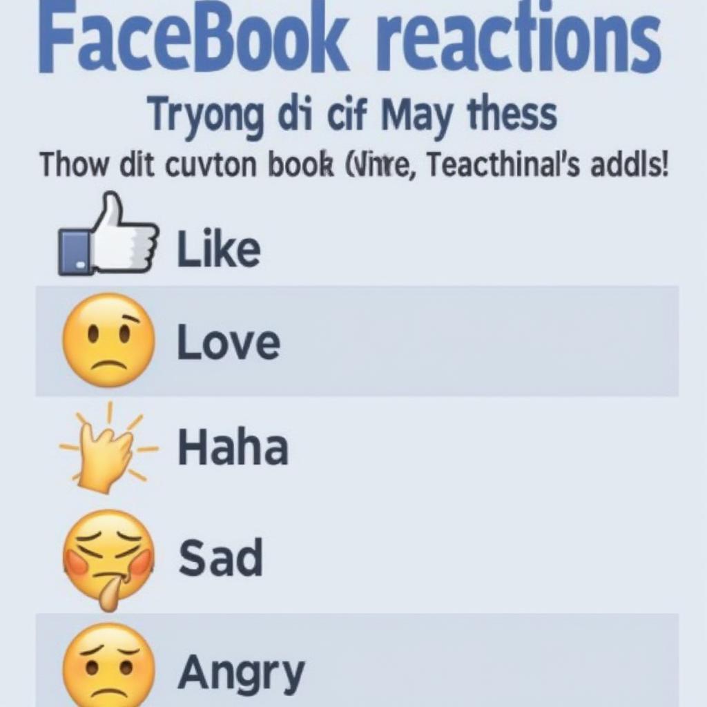 Facebook Reactions