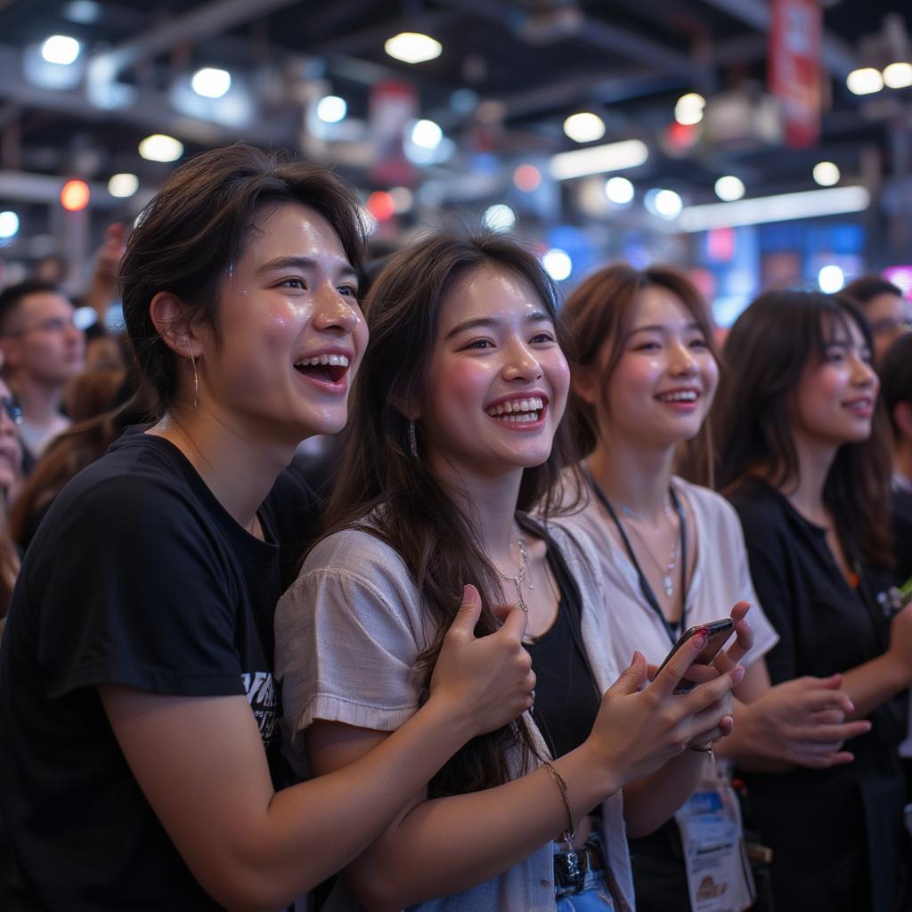 Excited Fans at K-Love Fan Awards