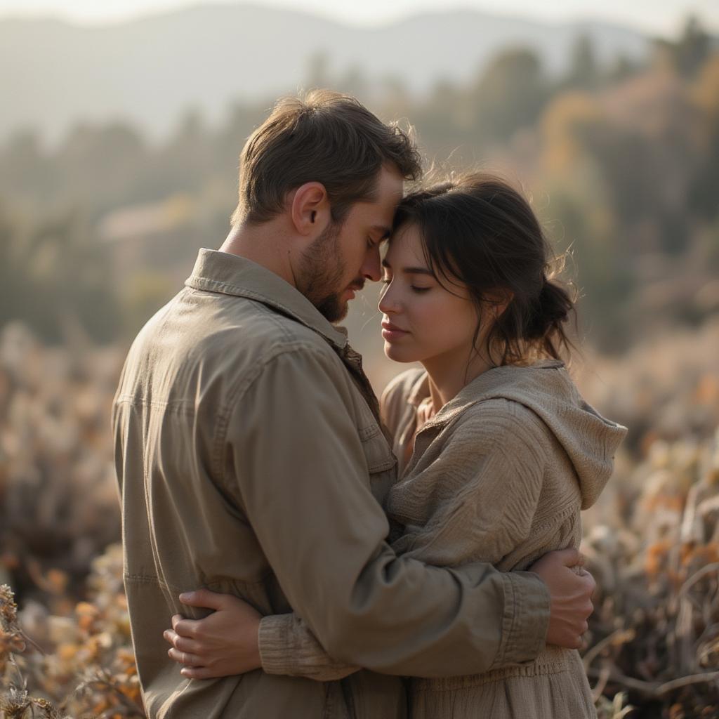 Two people embracing, symbolizing forgiveness and reconciliation