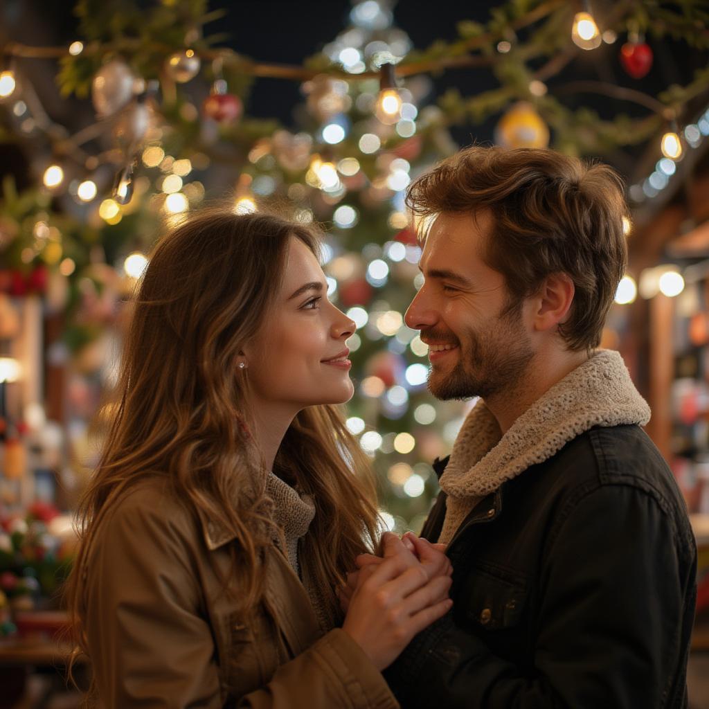 Couple Reunites at Christmas