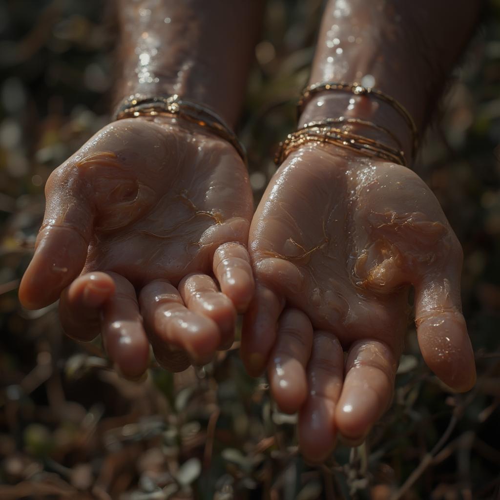 Two Hands Holding, Representing Love and Connection