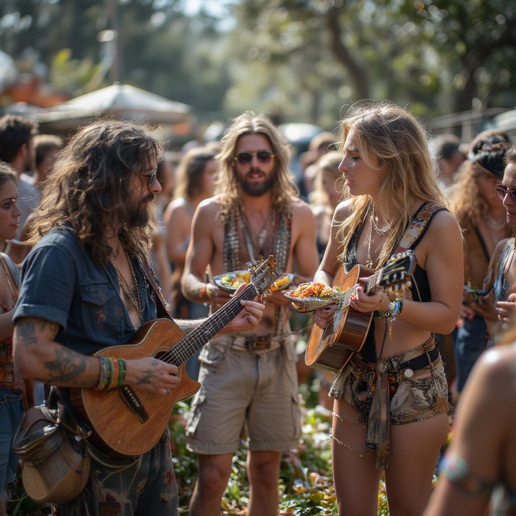 Hippie Commune Gathering