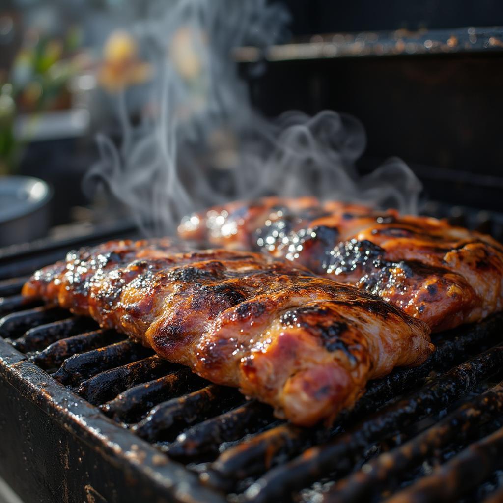 Homemade Baby Back Ribs on Grill