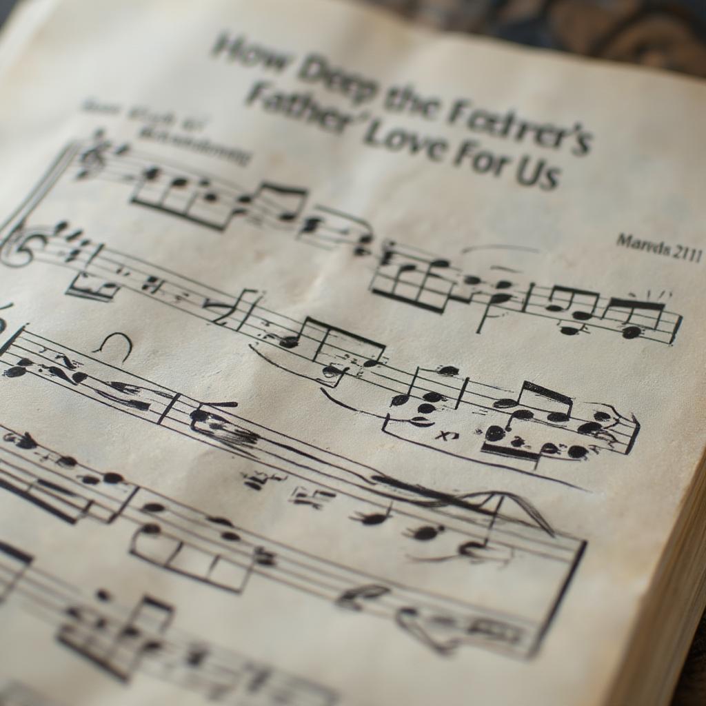 Piano Sheet Music for How Deep the Father's Love