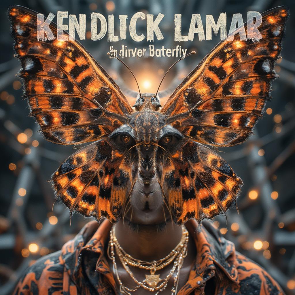 Kendrick Lamar's "To Pimp a Butterfly" album cover