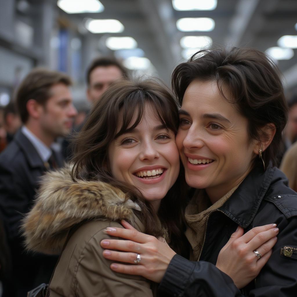 Love Actually Airport Reunion Scene