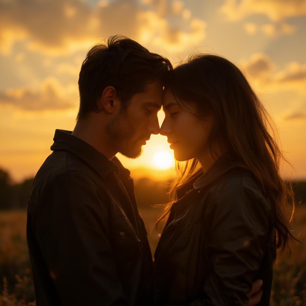 Couple embracing, symbolizing the enduring power of love