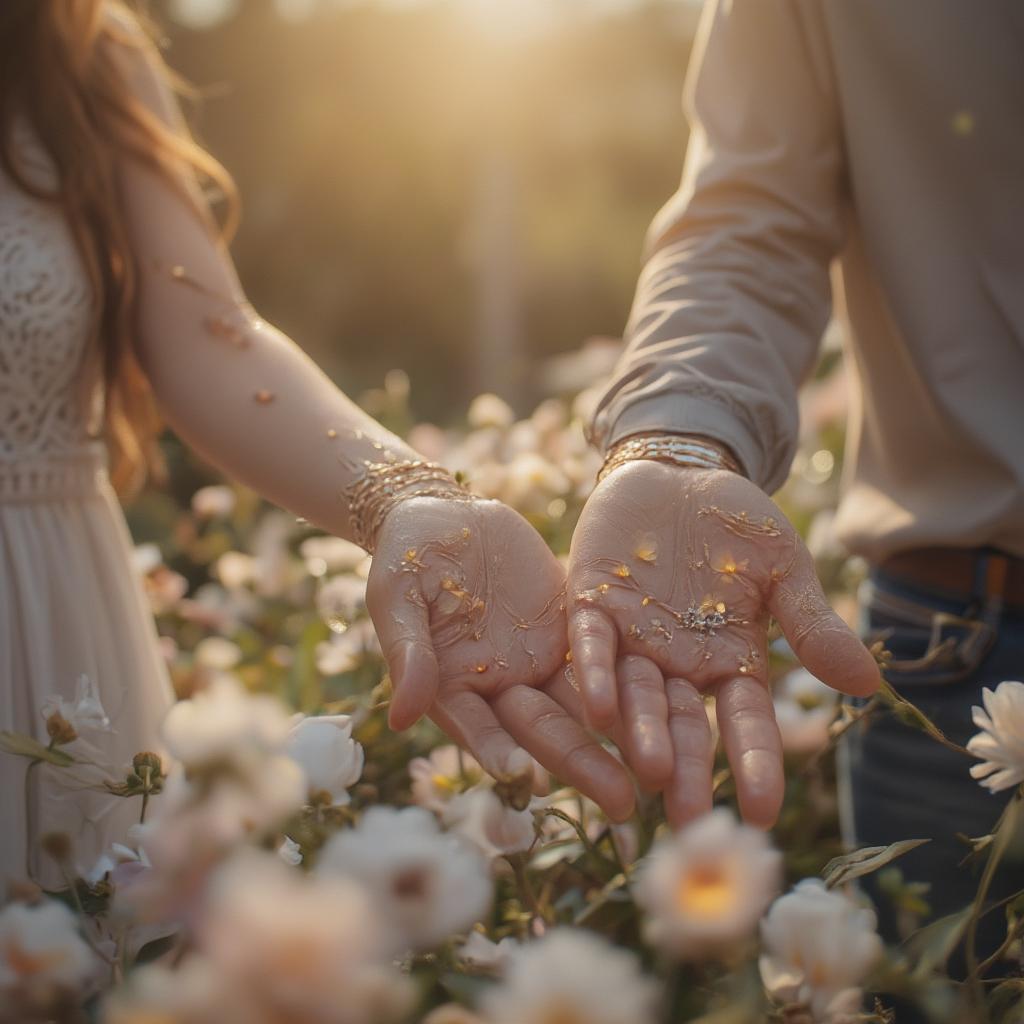 Couple Praying Together for Guidance and Strength