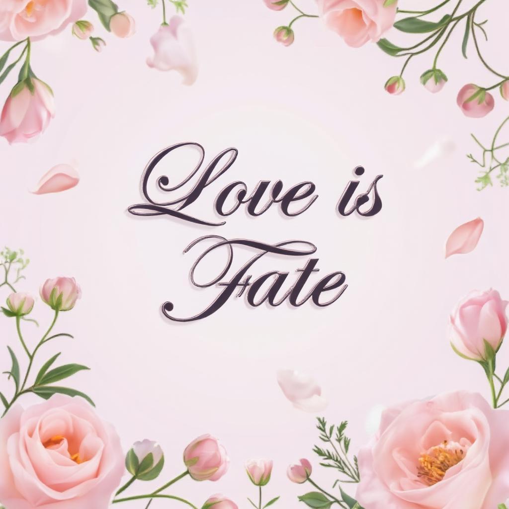 Love is Fate Calligraphy