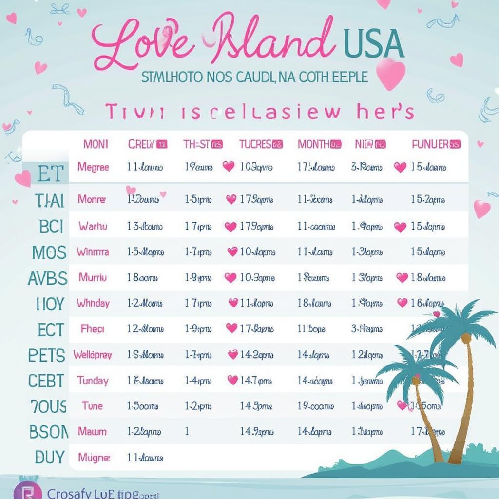 Love Island USA Release Schedule